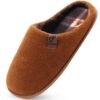 COFACE Chaussons Homme Hiver Chaud en Mousse à Mémoire pour Intérieur/Extérieur Vue Extrême Reconfortantes Semelle Antid