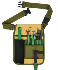 Sac de Jardinage Aucuu, Unisexe, Sacs de Rangement Outils Reglables pour Jardinage, Réparation de Clôture et Toiture, Ta