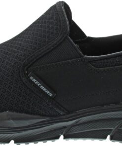Skechers Equalizer |0 Baskets Homme Noir Mesh Pu Black Trim 42 EU | Souliers confortables et tendance pour les hommes |