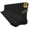 Chausses antidérapantes respirantes homme hiver haute 43-46 OEKO-TEX STANDARD 100|Randonnée|Froid|Respirant|6 paires C