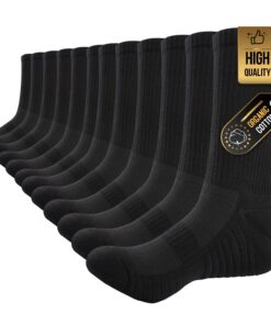 Chausses antidérapantes respirantes homme hiver haute 43-46 OEKO-TEX STANDARD 100|Randonnée|Froid|Respirant|6 paires C