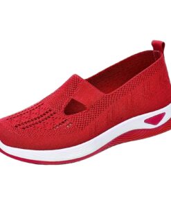 Chaussures orthopédiques génériques femmes tennis sans lacets été confortables marche plateforme légères amortissage acc