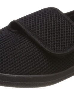 Manitu Home Chaussons Bas Sécuritaires pour Homme en Coton Polyester Mixte - Confort Pied - Taille EU 42