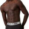 Titre SEO optimisé : Calvin Klein Boxer Briefs en coton bioLot de 3 pour hommes - Confort et qualité - Taille Élargie Av