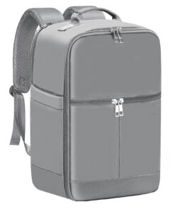 OTAHGK Bagage Cabine pour Voyage Ryanair - Taille Cabine 20L - Sac à Dos pour Ordinateur Portable - Gris