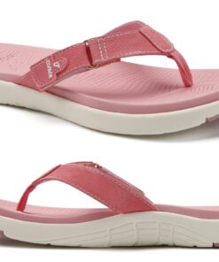 COFACE Tong Femmes Confortables Élégantes Chaussures de Plage et Piscine Été Sandales Flip Flops