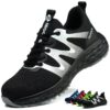 ISOOUS Chaussures de Sécurité Hommes Antibalançantes Femmes Chaussures de Travail Antidérapant Confortables Respirantes