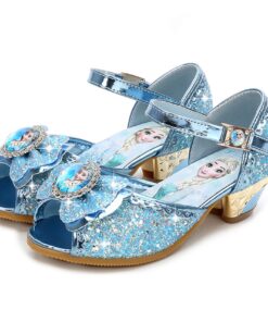 Sandales Reine des Neiges Filles Talons Hauts Cosplay Déguisement Cerémonie et Fêtesistes Charmantes