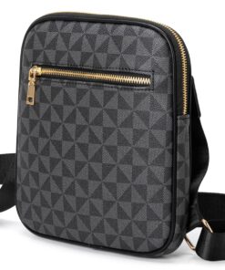 Hjkiopc Sac à Bandoulière Multifonctionnel Étanche pour Homme Travail Voyages Loisirs