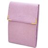 Étui Charmoni Pochette Porte chéquier Talon Gauche 3 Emplacements Carte bancaire - Compact en Cuir Vachette - 10,5 cm X