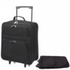 valise 5 CITIES FOLDCASE01 noir pour homme et femme - voyage en avion - spacious intérieur - 20L