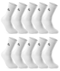 Chaussettes de Sport Lot de 10 Paires coton Homme Femme | Séduction et Confort | Tennis et Travail