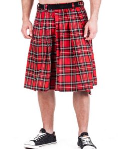Rock Shop Kilt écossais Tartan Red pour homme occasionsformelles 4XL - Élégant et traditionnel