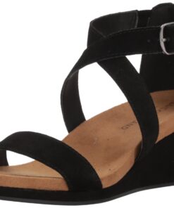 Lucky Brand Kenadee Noir Taille 38.5 EU Sandales compensées Femmes