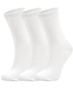 Lavendel Lot de 3 paires de chaussettes en bambou Frau confortables et colorées, en fil de bambou véritable, très douces