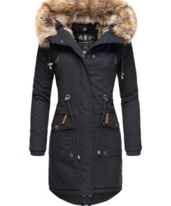 Manteau d'hiver Navahoo Rosinchen Femme XS-XXL Avec Capuche chaud et résistant à la Neige