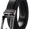 CHAOREN Ceintures à Cliquet en Cuir pour Hommes - Ceinture Réglable Micro Ajustable pour Costume
