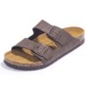 FITORY Sandales Homme Cuir Confortables Taille 40-47 pour l'Été Plage