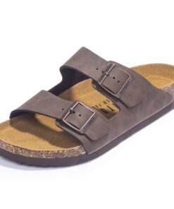 FITORY Sandales Homme Cuir Confortables Taille 40-47 pour l'Été Plage