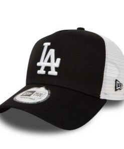 New Era Chapeau de Truck A-Frame Réglable Los Angeles Dodgers pour Fans de Baseball - Conception Inclinée