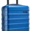 Valise à main Cabin Max léger avec coque rigide, 4 roues, serrure à combinaison, bleu égéen, 45 x 36 x 20 cm Valise à