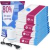 Sewing Machines SUPERWSLING Sac Sous Vide Vêtements with Pompe (14 Sacs Rangement Sous Vide Aspirateur), Idéal pour Rang