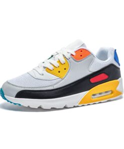 Hitmars Chaussures de Course Homme et Femme Noir et Blanc EU36-47