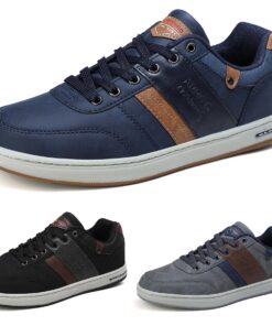 ARRIGO BELLO Baskets Hommes Athlétique Classique Taille 41-46 ARRIGO BELLO Chaussures Ville Sneakers de PU Cuir Hommes