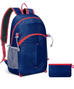 Sac à Dos Romon Étanche et Pliable pour Voyage et Sport Homme Femme Daypack Randonnée Imperméable Campagne Velo Ville 35