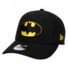 New Era Casquette Batman Classic Logo Réglable Noir pour Jeunes 9Forty