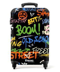 NoBoringSuitcases.com Valises Cabine Pas Cher, Valises Cabine Rigide, Valises Cabine 55x35x25cm