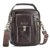 BAIGIO Sac à main pour homme en cuir pour affaires et voyage