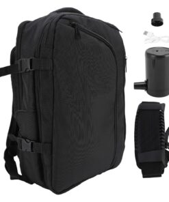 Nurnesy Sac à Dos Multifonctionnel Extensible pour Voyageurs d'Affaires - Avec Pompe à Vide, Separation Sécuritaire de S