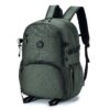 BAGZY Bagage Cabine 45x36x20 Imperméable Valise Homme Femme Loisirs Randonnée Luggage Vert 32L