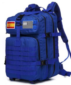 Sac à dos tactique avec système Molle 50 litres - Grande capacité militaire imperméable pour urgences de 3 jours, chasse