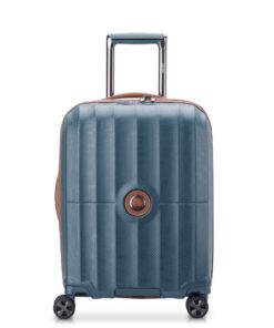 DELSEY PARIS Valise cabine rigide - Grande capacité - Idéale pour les voyages - Style Slim - Bleu Outremer