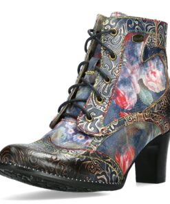 Bottines LAURA VITA Elcodieo 213 Femmes Mode Modernes et Remorquables en Tissu Élégantes et Compacts Chaussures de Quali