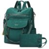 Sac à dos Shrrie élégant et anti-vol pour femmes voyage et travail CollègePU étanche amovible bandoulière odp: sac à dos