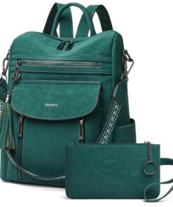 Sac à dos Shrrie élégant et anti-vol pour femmes voyage et travail CollègePU étanche amovible bandoulière odp: sac à dos