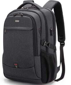 Sac à dos portable 17 pouces homme - fonctionnel avec port de charge USB et imperméable - pour colletier et voyage - noi