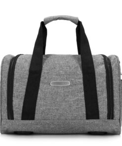 WITTCHEN Sac de Voyage Multifonctionnel pour Bureau & Sport, Gris, Petit Sac 20L avec Compartiments Séparés & Poignée Ét