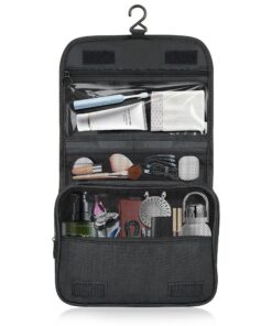 Trousse de toilette à suspendre C-easb pour homme voyage, pratique avec plusieurs compartiments et poches en filet, idéa