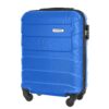 BARRENS Valise de voyage avec roulettes Poignée télescopique Bleu 55x40x20CM