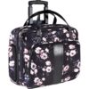 KROSER Mallette à roulettes imperméable pour Ordinateur Portable 15,6 Pouces Femmes - Sacoche Professionnelle avec Poche