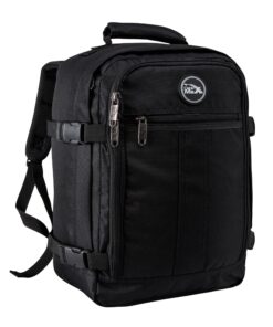 Cabin Max Metz 40x30x20 cm Bagage à main/sac à dos cabine Noir convient pour Ryanair Wizz Air Easyjet allocation sous si