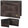 Fa.Volmer protection RFID en cuir pour hommes - Double couture extra stable, 8 + 3 cartes - Gris basalte, portefeuille c