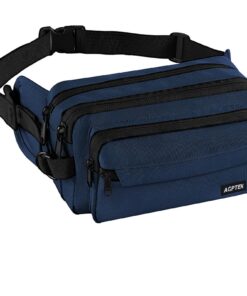 AGPTEK Sac Banane Ceinture Sport Outdoor Grande Capacité Homme Femme