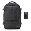 Celims Sac à Dos de Voyage Sous Vide Noir 55x35x25 avec compression