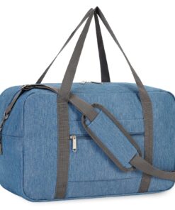 Sac de Voyage Narwey Bleu Marine 40x20x25 Cabine Avion Pliable 20L Sac de Voyage Narwey Bleu Marine Ryanair Cabine Bag