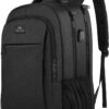 MATEIN Sac à Dos 17" Antivol avec Grande Capacité et USB Charging pour Homme – Sac de Voyage et Affaires Noir